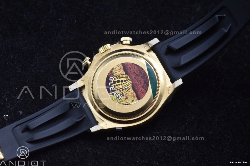 SH WaterResistant YG on Best Strap 126518 Oysterflex 1:1 Daytona 2023 Edition Clean Dial 498 0405